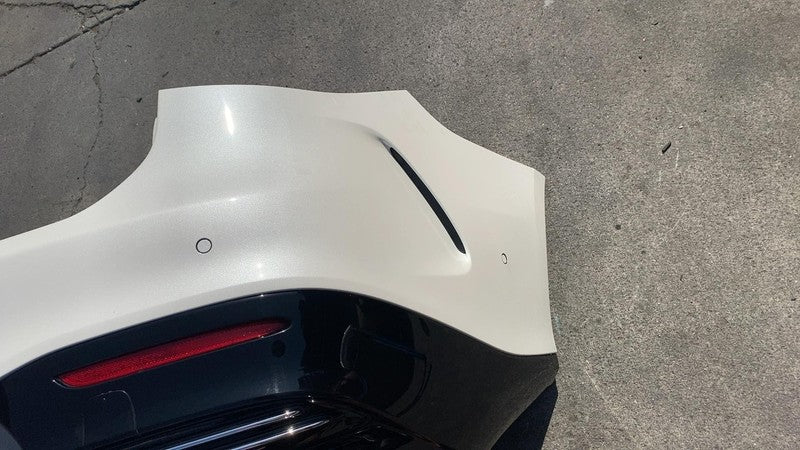 ⭕ 2022 Mercedes-Benz EQS 450+ V297 Rear Bumper Cover w/ Lower Valance White 799