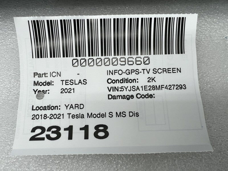 1447934 00 E ⭕16-20 Tesla Model S X Media Control MCU Infotainment & Speedometer 1451809-80-H