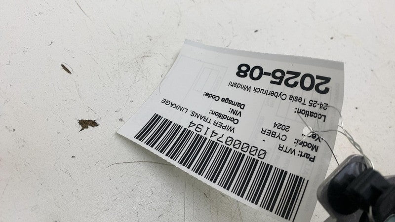 ⭕ 24-25 Tesla Cybertruck Windshield Wiper Motor Mechanism Assembly 185