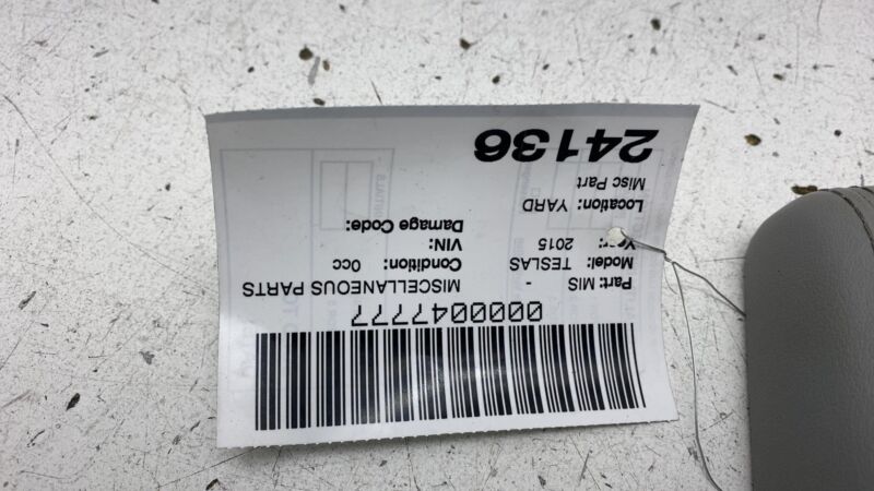 102423909B 12-15 Model S Left & Right Center Console Armrest Pad 1024239-09-B/1024240-09-B
