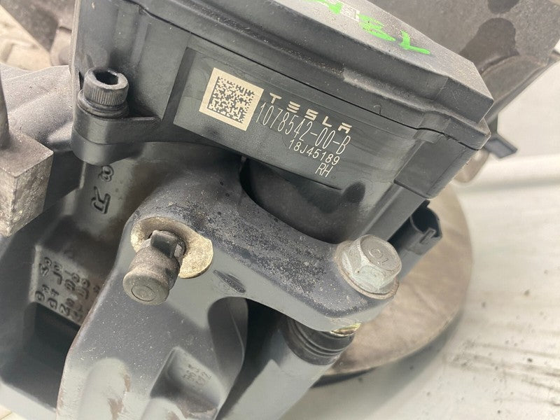 ⭕16-20 Model X Rear Right Knuckle, Disc Rotor, Wheel Hub, & Caliper 10