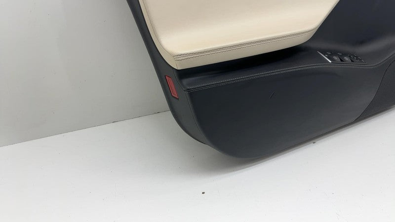 ⭕ 12-20 Tesla Model S Front Driver Side Interior Door Panel Trim Card Cover Left