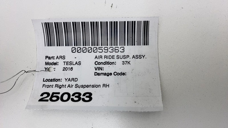 106736125C ⭕16-20 Tesla Model S Front Right Air Spring Suspension Strut Module 1067361-25-C