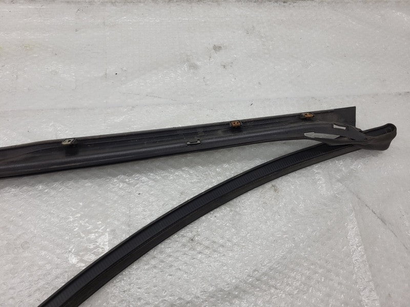 101221500F ⭕12-23 Model S Left Rocker Panel Scuff Plate Molding w/ Rubber Seal 1012215-00-F