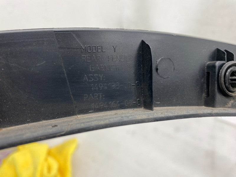 149418800C ⭕ 20-23 Model Y Rear Right Fender Garnish Flare Wheel Arch Molding  1494188-00-C