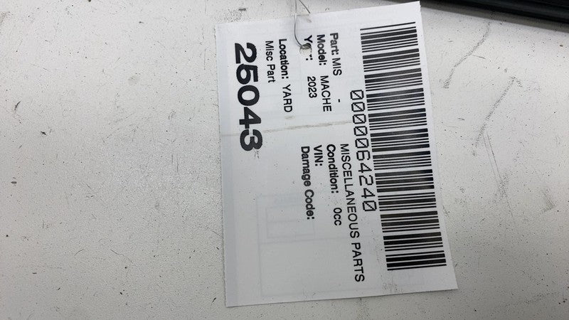 LJ8B-R20571-A ⭕ 21-24 Ford Mustang Mach-E Front Left Door Weatherstrip Belt Seal LJ8B-R20571-A