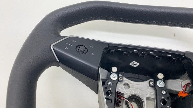 ⭕ 24-25 Tesla Cybertruck Front Driver Steering Wheel Square Black 1692