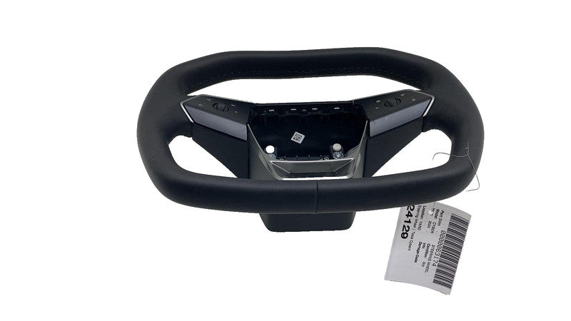 169255100D ⭕ 24-25 Tesla Cybertruck Front Driver Steering Wheel Square Black 1692551-00-D