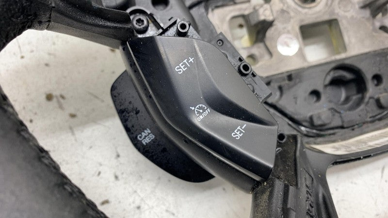 2013-2018 Ford C-Max Front Driver Steering Wheel Leather Black w/ Control Switch