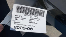 ⭕ 21-23 Tesla Model 3 Rear Passenger Side Quarter Panel Structural Cutout Right
