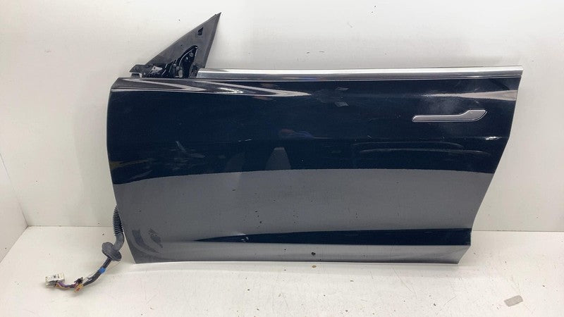 ⭕ 2017-2020 Tesla Model 3 Front Driver Side Door Shell Panel Left Blac