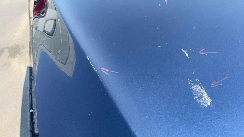 ⭕2012-2015 Tesla Model S MS Front Bonnet Hood Shell Panel Assembly OEM Blue PMMB