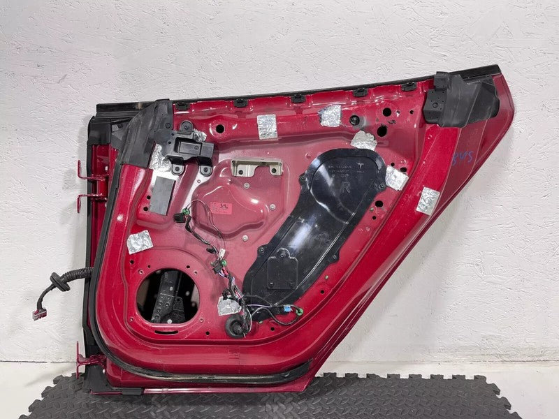 ⭕ 2016-2020 Tesla Model S MS Rear Passenger Side Door Shell Panel Right Red OEM