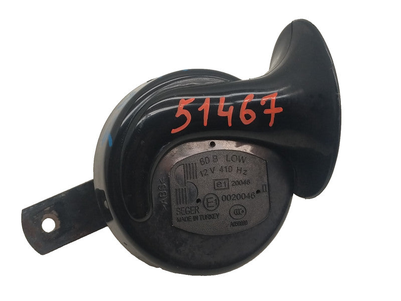 E1 0020046 ⭕ 2012-2020 Tesla Model S Seger Low Pitch Tone Horn 12V 410 Hertz w/ Bracket OEM