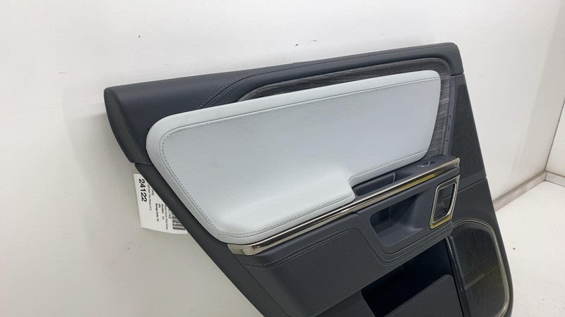 PT00001205 22-24 Rivian R1T R1S Rear Driver Side Door Panel Trim Card Cover Left PT00001205