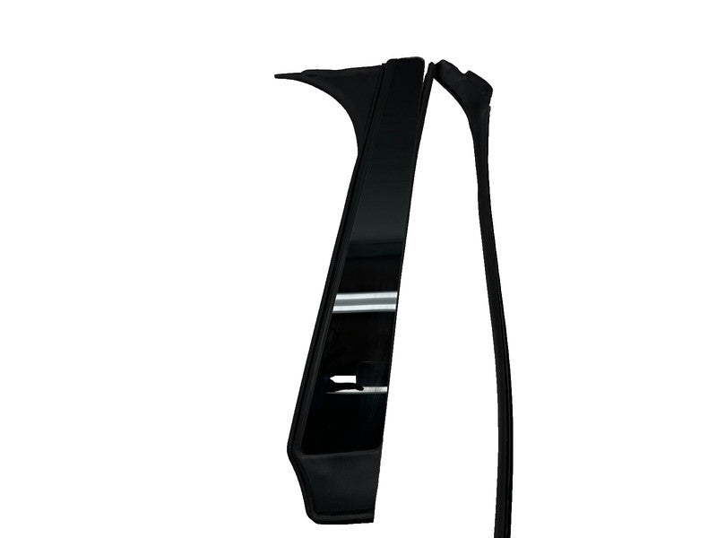 103236300C ⭕ 16-20 Model X Driver B-Pillar Applique Glass Left w/ Rubber Seal 1032363-00-C