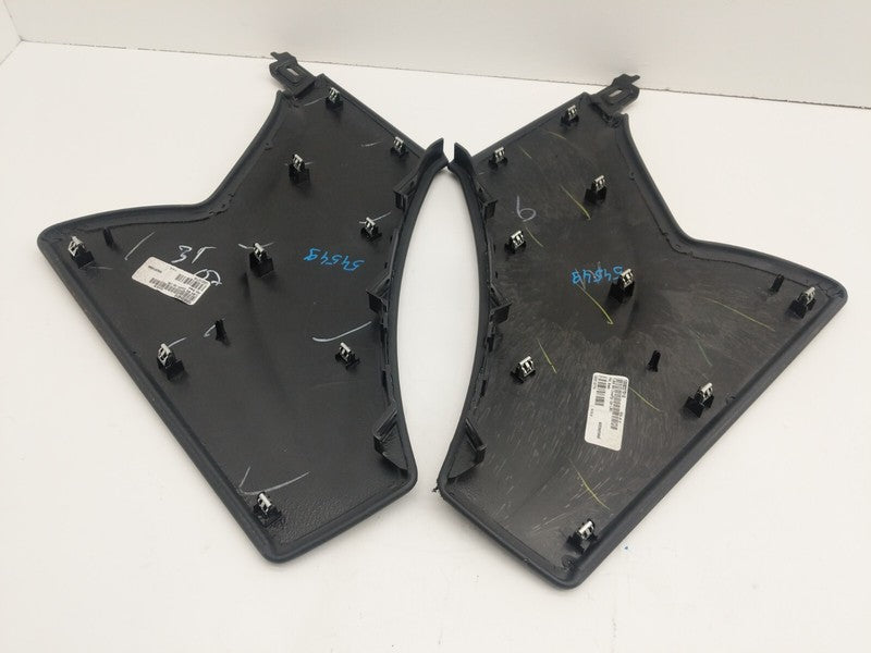 ⭕ 12-15 Model S PAIR Front Left & Right Upper Center Console Panel 100