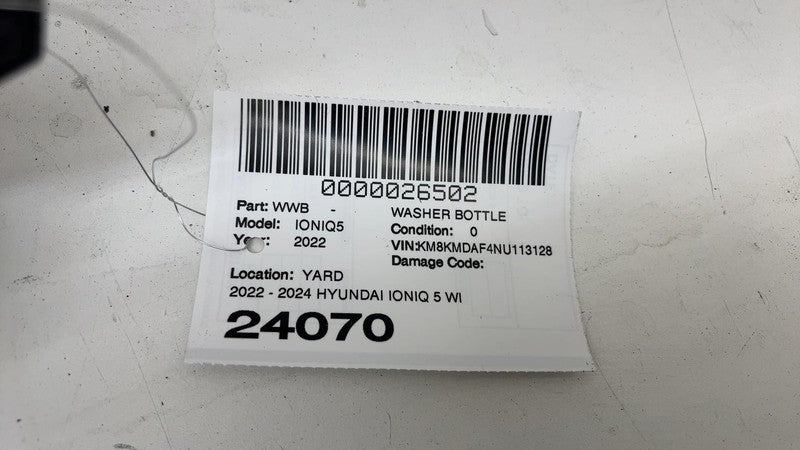⭕2022 2023 2024 Hyundai Ioniq 5 Windshield Washer Reservoir Tank Bottle w/ Motor