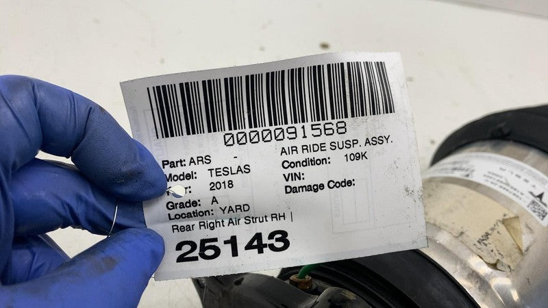 ⭕ 16-20 Model S Rear Right Suspension Air Spring Shock Absorber AWD 10