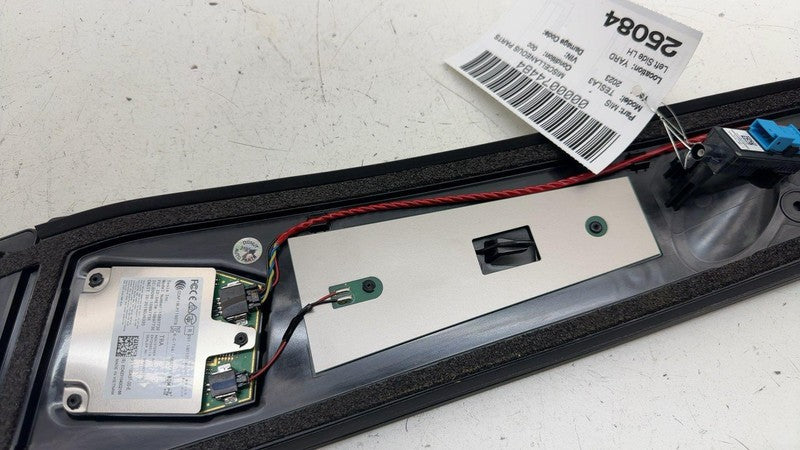 110043700E ⭕ 2017-2023 Tesla Model 3 Left B-Pillar Applique Glass Trim Molding 1100437-00-E