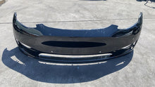 ⭕ 20-22 Model Y Front Bumper Cover w/ Park Sensor Holes Black PBSB 1493745-00-A
