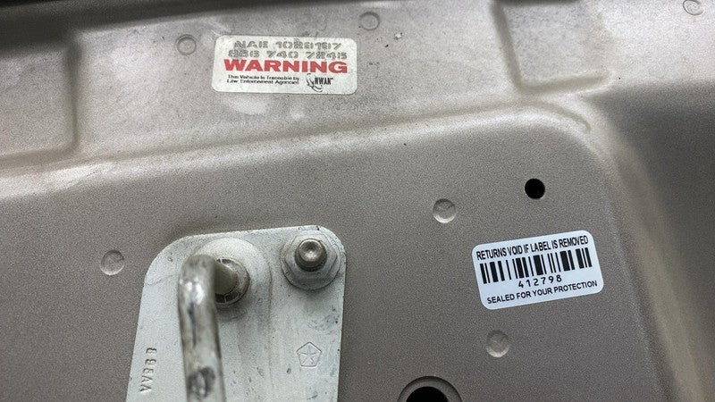 ⭕ 2017-2024 Chrysler Pacifica Front Bonnet Hood Shell Panel Assembly Gold - PTE