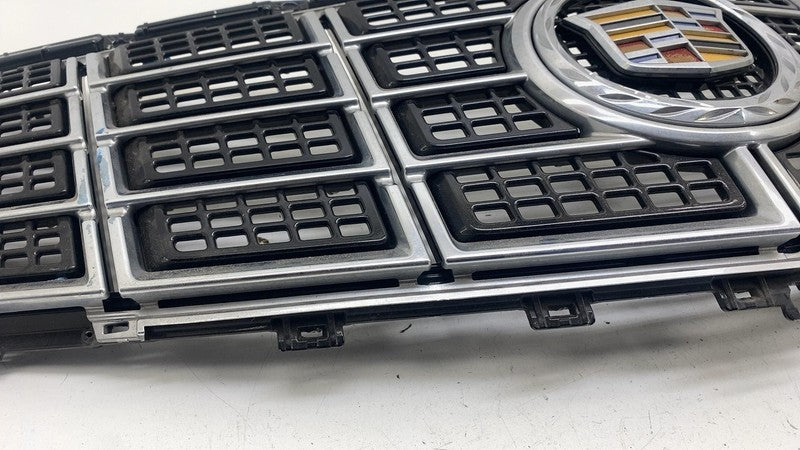 ⭕ 2013-2015 Cadillac XTS Front Bumper Upper Chrome Grille w/ Emblem Assembly OEM