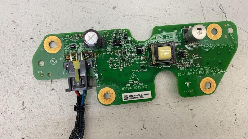 ⭕ 16-20 Model X PCBA HV High Voltage Battery Standby Supply Board 1042