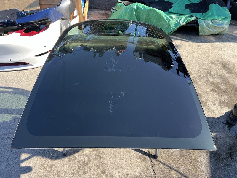 ⭕ 17-20 Model 3 M3 Rear Trunk Panoramic Backlite Glass Back Section 14