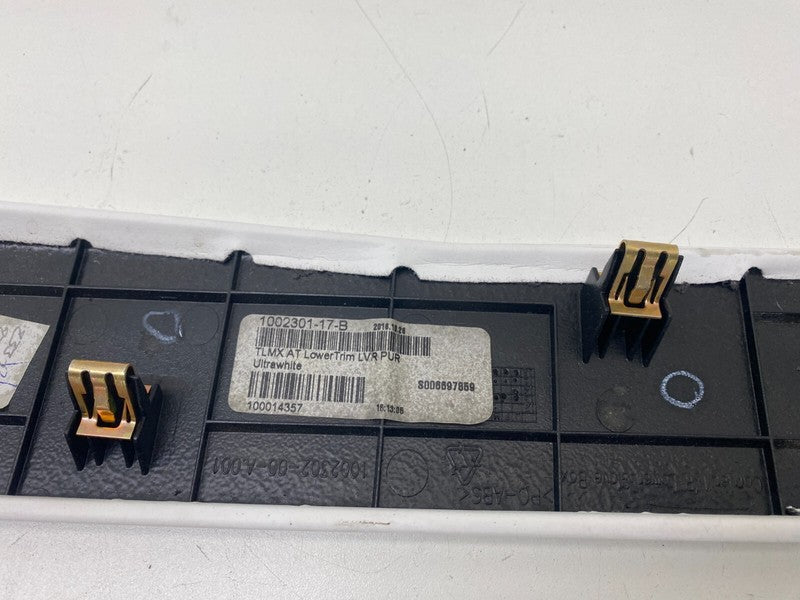 ⭕ 16-20 Model S Instrument Panel Lower Glove Box Compartment Trim 1002