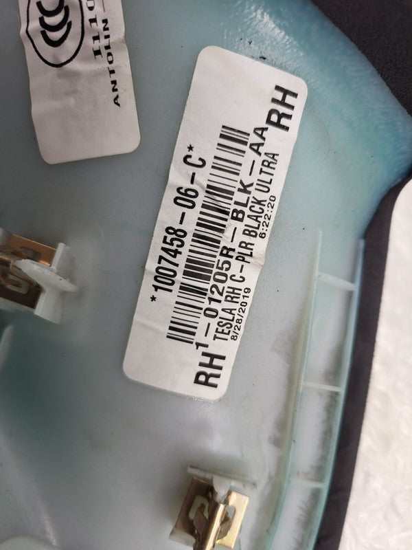 ⭕ 16-20 Tesla Model S SET of Ceiling Headliner Sunvisor Upper A + B + 