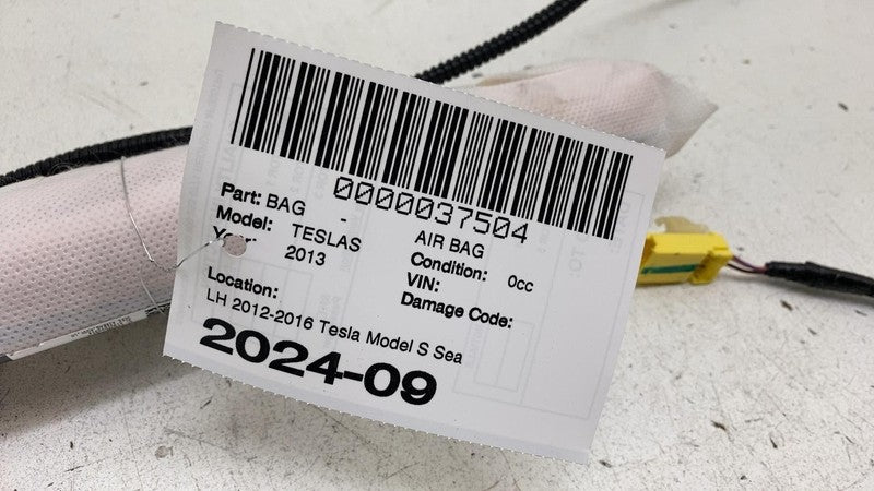⭕ 2012-2017 Tesla Model S MS Front Driver Side Seat Airbag Left OEM 10