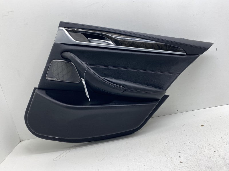⭕ 2017-2023 BMW 540i Rear Right Side Interior Door Panel Trim Card Bla