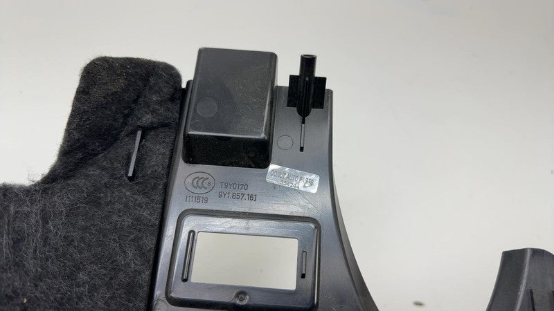 9Y1 857 161 ⭕ 19-24 Porsche Cayenne Front Left Lower Dash Panel Cover Trim Black 9Y1857161