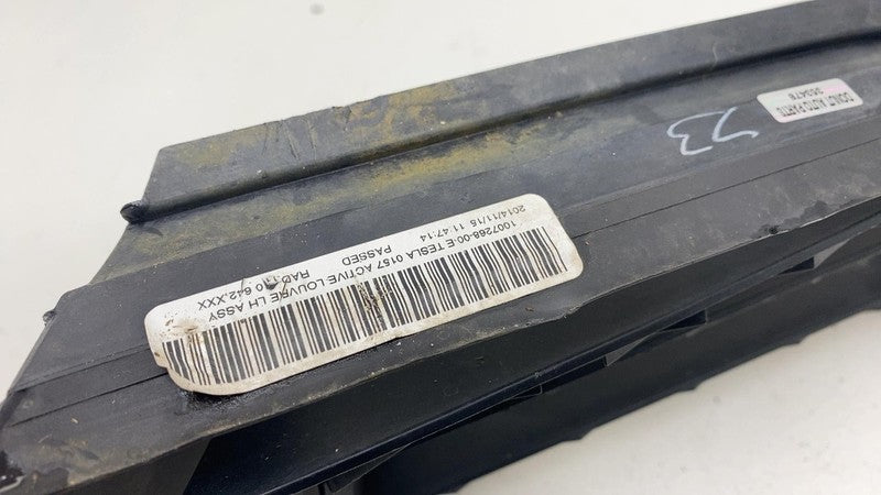 100726700E ⭕12-15 Tesla Model S Front Left Bumper Active Louvre Shutter Grille 1007268-00-E