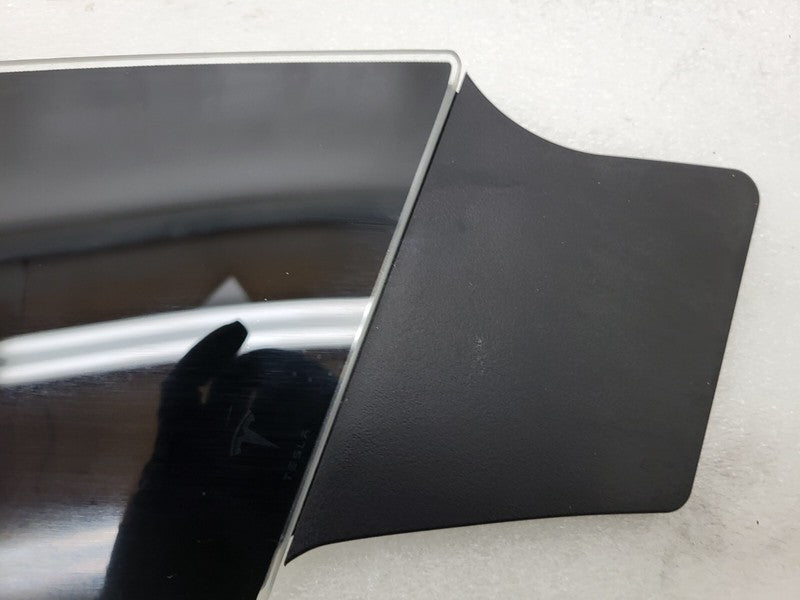 109230700C ⭕ 16-20 Model S Passenger B-Pillar Glass Applique w/ Camera Right 1092307-00-C