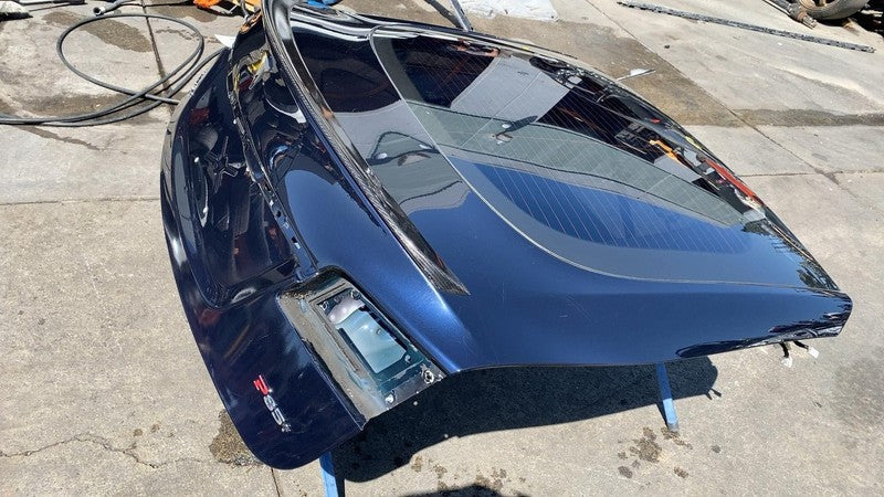 ⭕12-15 Model S Liftgate Trunk Lid Tailgate Hatch Shell Blue PMMB w/ Window Glass