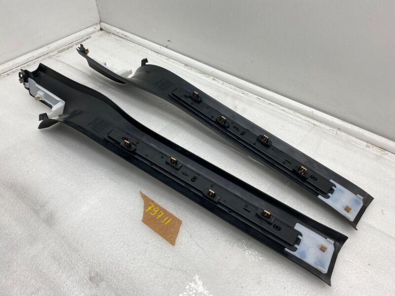 1496499 00 A ⭕16-20 Tesla Model X Front Left & Right Door Sill Trim 1496499-00-A/1496500-00-A