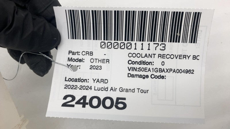 P11-M50320-02 ⭕2022-2024 Lucid Air Coolant Reservoir Tank Bottle Assembly PT OEM P11-M50320-02