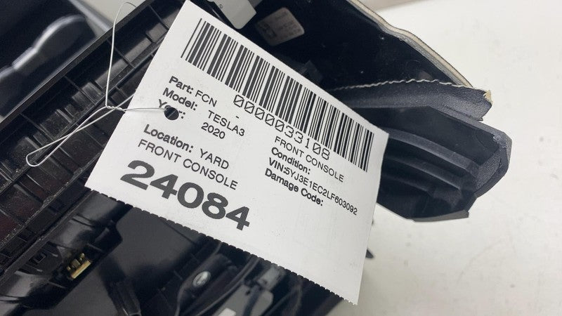 ⭕ 17-20 Model 3 Front Floor Center Console Armrest & Carrier GEN 1  11