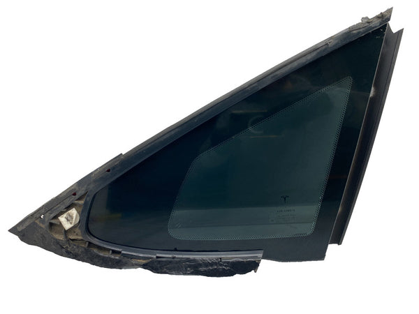 ⭕ 12-20 Tesla Model S MS Rear Passenger Side Quarter Window Glass Right Assembly