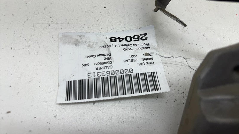 104462100E ⭕ 2017-2023 Tesla Model 3 Front Left Caliper w/ Brake Hose Line LH 1044621-00-E