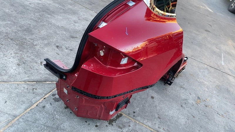 2016-2020 Tesla Model X Rear Right Quarter Fender Frame Panel Cutout RH Red PPMR
