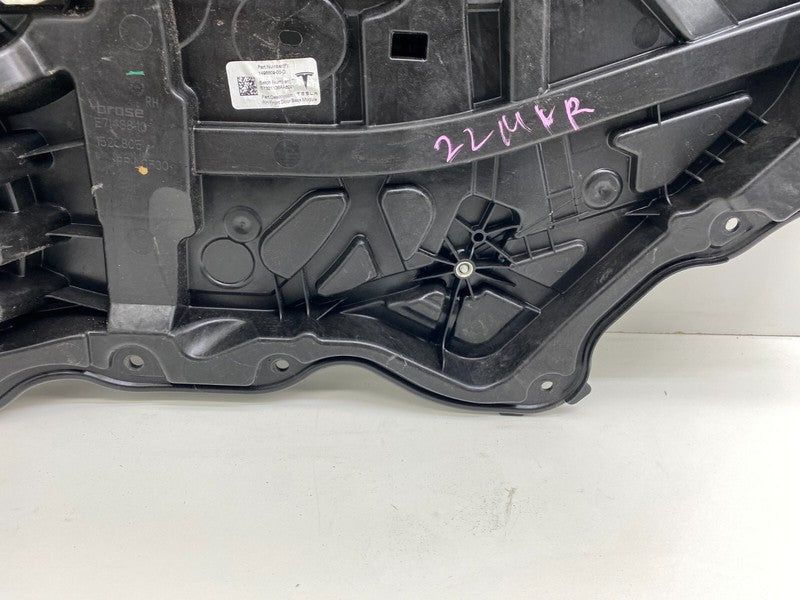 149550900D ⭕ 20-23 Model Y Front Right Window Regulator & Motor w/ Base Module 1495509-00-D