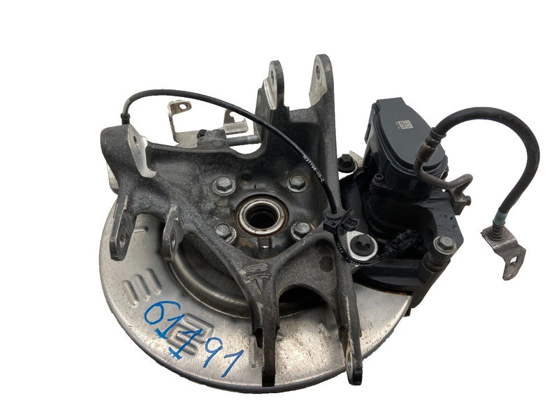 ⭕ 12-20 Tesla Model S MS Rear Right Spindle Knuckle & Wheel Hub Rotor 