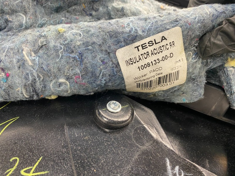 100813300D ⭕ 2012-2020 Tesla Model S Rear Left Interior Door Panel Trim Card Cover 6007492