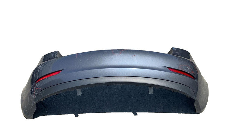 ⭕ 2021-2023 Tesla Model 3 Rear Bumper Cover w/ Park Assist Sensor Assy Gray PMNG