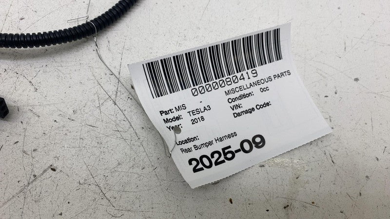 1067959-00-D ⭕ 2017-2023 Tesla Model 3 M3 Rear Bumper Wiring Harness Cable Wire 1067959-00-D