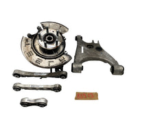 ⭕ 12-15 Tesla Model S Rear Left Spindle Knuckle Wheel Hub + Control Arm Link RWD