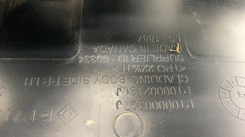 ⭕2022-2024 Rivian R1T Rear Left Door Cladding Lower Body Trim Cover PT